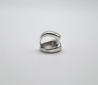 SCALE ergonomic silver ring