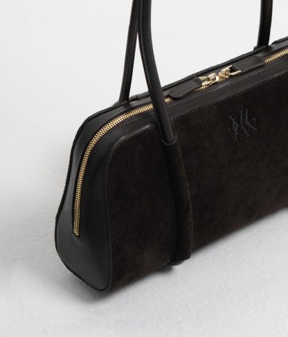 Chocolate Suede Sausage bag N1 - Image 3