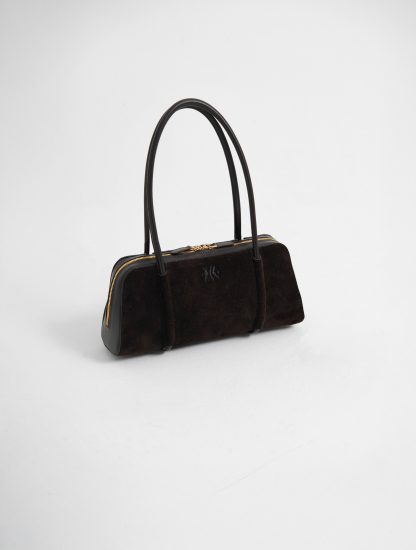 Chocolate Suede Sausage bag N1 - Image 2