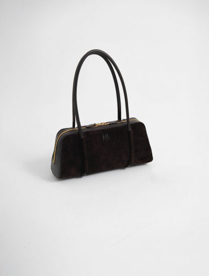 Chocolate Suede Sausage bag N1 - Image 2