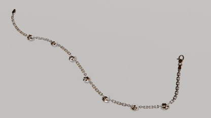 DRAGON MULTYHEAD NECKLACE silver