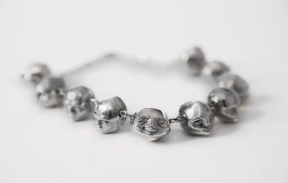 DRAGON MULTYHEAD NECKLACE silver XL