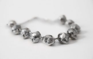 DRAGON MULTYHEAD NECKLACE silver XL