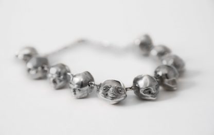 DRAGON MULTYHEAD NECKLACE silver XL