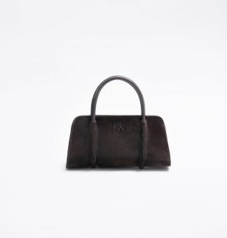 Choco Sausage suede bag N2